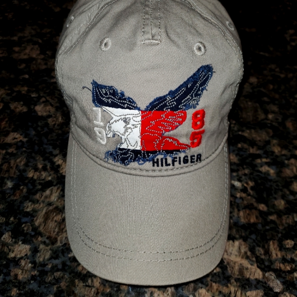 KIDS' EAGLE AND FLAG BASEBALL CAP